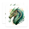 (2 Pack) Celtic Dragon Magnets - Fantasy Creature Decor - RPG Gamer Accessory - 5 Inches On Longest Side - Thick Durable Magnet - Made in USA - MAG26140