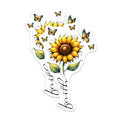 (2 Pack) Sunflower Magnets - Flower Decor for Kitchen - 5" On Longest Side - for Cars, Fridges, Toolboxes - Made in USA - MAG7984