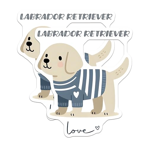 (2 Pack) Labrador Retriever Magnets - Dog Lover Decorations - Cute Animal Magnets for Home or Office Decor - 5" On Longest Side - for Cars, Fridges, Toolboxes - Made in USA - MAG7305