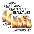 (3 Pack) Capybara Decals - Cute Rodent Sticker - Laptop Decal - 3 Inches On Longest Side - Easy Peel & Apply - Made in USA - 3MCS2036