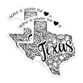 (2 Pack) Texas Sticker Stickers - Home is Where The Heart is - Texas State Sticker for Laptops Water Bottles Travel - 5" On Longest Side - Sticks to Smooth Flat Surfaces - Made in USA - BMCS9094