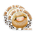 (2 Pack) Lord is My Shepherd Magnets - Psalm 23 Verse Magnet - Christian Scripture Decor - Cute Sheep Faith Reminder - 5 Inches On Longest Side - Thick Durable Magnet - Made in USA - MAG29456