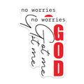 (2 Pack) Christian Faith Magnets - God Got Me Reminder - Inspirational Refrigerator - 5 Inches On Longest Side - Thick Durable Magnet - Made in USA - MAG25717