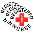 (3 Pack) Registered Nurse Decals - RN Symbol Decal - Medical Profession Stickers - 3 Inches On Longest Side - Easy Peel & Apply - Made in USA - 3MCS7933