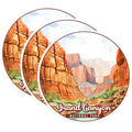 (3 Pack) Grand Canyon Decals - National Park Decal - Travel Decals - 3 Inches On Longest Side - Easy Peel & Apply - Made in USA - 3MCS0502