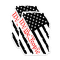 (2 Pack) We The People Magnets - Distressed American Flag - Constitutional Freedom Decor - 5 Inches On Longest Side - Thick Durable Magnet - Made in USA - MAG39443