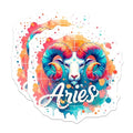 (2 Pack) Aries Horoscope Magnets - Zodiac Decor - Astrology Art Magnets - Horoscope Magnet Set - 5" On Longest Side - for Cars, Fridges, Toolboxes - Made in USA - MAG7225