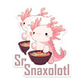 (2 Pack) Cute Axolotl Magnets - Cartoon Axolotl Art - Fun Kitchen Decor - Adorable Fridge Accessories - 5" On Longest Side - for Cars, Fridges, Toolboxes - Made in USA - MAG7779
