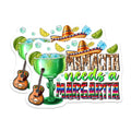 (2 Pack) Mamacita Margarita Magnets - Funny Mom Drink Decor - Fiesta Kitchen Fridge Accessories - 5 Inches On Longest Side - Thick Durable Magnet - Made in USA - MAG26543