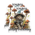 (2 Pack) Cute Cat Magnets - Lowkey Plotting and Scheming - Mushroom Cat - Witch Hat Cat Magnets for Fridge - 5" On Longest Side - for Cars, Fridges, Toolboxes - Made in USA - MAG4342