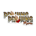 (2 Pack) Praying Mama Magnets - Christian Western Mom Decor - Leopard Cowhide Barbed Wire Art - 5 Inches On Longest Side - Thick Durable Magnet - Made in USA - MAG24537