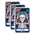 (3 Pack) Noob Gamer Decals - Skeleton with Controller - Funny Gaming Decals - 3 Inches On Longest Side - Easy Peel & Apply - Made in USA - 3MCS8758