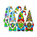(2 Pack) Autism Awareness Gnomes Magnets - Puzzle Piece Neurodiversity Decor - Special Education Teacher Support - 5 Inches On Longest Side - Thick Durable Magnet - Made in USA - MAG29962