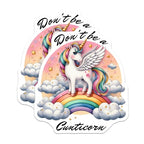 (2 Pack) Unicorn Magnets - Rainbow Unicorn Magnets - Cute Unicorn Magnets - 5" On Longest Side - for Cars, Fridges, Toolboxes - Made in USA - MAG4515