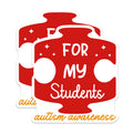 (2 Pack) Autism Awareness Magnets - Teacher Appreciation - Special Education Support - Educator Thank You Decor - 5 Inches On Longest Side - Thick Durable Magnet - Made in USA - MAG37068