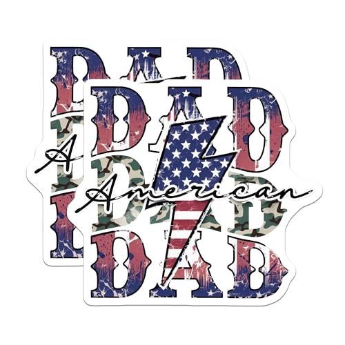 (2 Pack) Dad Fixer of All Things Magnets Magnets - American Dad - Dad Appreciation - 5" On Longest Side - Made in USA - Sticks to Refrigerators & Metal Surfaces - MAG8505