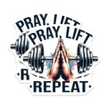 (2 Pack) Fitness Decor Magnet - Inspirational Gym Decor - 5" On Longest Side - Sticks to Smooth Flat Surfaces - Made in USA - MAG9649