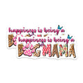 (2 Pack) Dog Mom Magnets - Dog Mama Leopard Floral Decor - Whimsical Pet Owner Refrigerator - 5 Inches On Longest Side - Thick Durable Magnet - Made in USA - MAG25203