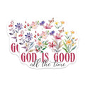 (2 Pack) God is Good All The Time Magnets Magnets - Inspirational Home Decor - 5" On Longest Side - Made in USA - Sticks to Refrigerators & Metal Surfaces - MAG8573