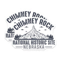 (2 Pack) Chimney Rock Nebraska Magnets - National Historic Site - Travel Souvenir - 5" On Longest Side - Premium Magnet - for Cars, Refrigerators, Toolboxes, Lockers - Made in USA - MAG17993
