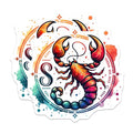 (2 Pack) Scorpio Zodiac Magnets - Horoscope Decor - Astrological Sign Home and Office Decoration - 5" On Longest Side - for Cars, Fridges, Toolboxes - Made in USA - MAG6899