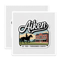 (2 Pack) Aiken South Carolina Magnets - Equestrian Theme - Horse Lover Decor - 5" On Longest Side - Premium Magnet - for Cars, Refrigerators, Toolboxes, Lockers - Made in USA - MAG17877