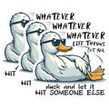 (3 Pack) Duck Decals - Funny Duck Stickers - Sarcastic Duck - 3 Inches On Longest Side - Easy Peel & Apply - Made in USA - 3MCS7842