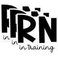 (3 Pack) RN in Training Decals - Nursing Student - Registered Nurse - Laptop Decal - 3 Inches On Longest Side - Easy Peel & Apply - Made in USA - 3MCS4051