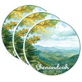 (3 Pack) Shenandoah National Park Decals - Nature Landscape Decal - Laptop Decal - 3 Inches On Longest Side - Easy Peel & Apply - Made in USA - 3MCS0486
