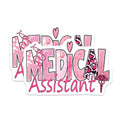 (2 Pack) Medical Assistant Magnets - MA Appreciation - Nurse Squad Gifts - 5" On Longest Side - Premium Magnet - for Cars, Refrigerators, Toolboxes, Lockers - Made in USA - MAG18245