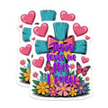 (2 Pack) Jesus Loves Me Magnets - Religious Verse - Christian Home Decoration - 5" On Longest Side - Premium Magnet - for Cars, Refrigerators, Toolboxes, Lockers - Made in USA - MAG16801
