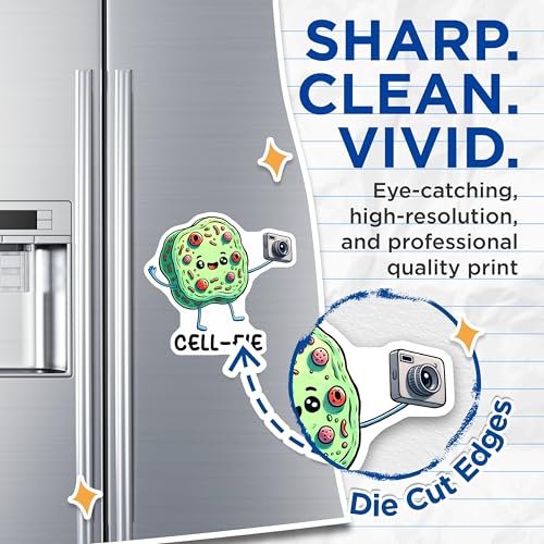 (2 Pack) Cell-fie Magnets - 5" On Longest Side - for Cars, Fridges, Toolboxes - Made in USA - MAG8030