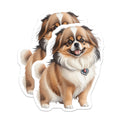 (2 Pack) Adorable Shih Tzu Magnets - Fluffy Puppy Fridge Decor - Pet Lover Animal Art - Dog Mom Accessory - 5 Inches On Longest Side - Thick Durable Magnet - Made in USA - MAG37808