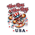 (2 Pack) Hoo-Ray USA Magnets - Patriotic Dog Magnets - American Celebration Magnets- 5" On Longest Side - for Fridges, Toolboxes, Cars - Made in USA - MAG2722