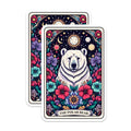 (2 Pack) Polar Bear Magnets - Colorful Animal Design - Nature Theme - 5" On Longest Side - for Cars, Fridges, Toolboxes - Made in USA - MAG4483