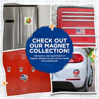 (2 Pack) Cute Panda Magnets - Floral Animal Magnets - Kitchen Magnets - Ative Fridge Magnets - 5" On Longest Side - for Cars, Fridges, Toolboxes - Made in USA - MAG4479