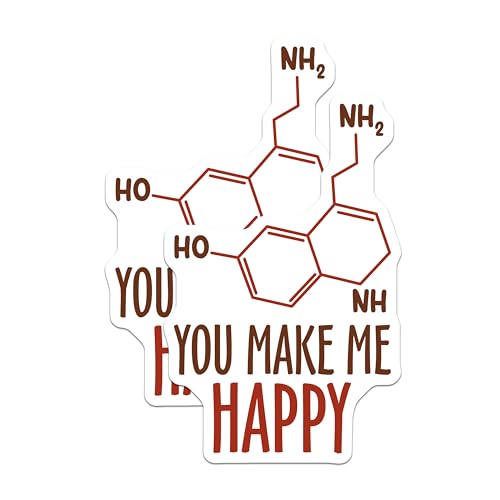 (2 Pack) Serotonin Magnets - Inspirational Quotes - 5" On Longest Side - for Cars, Fridges, Toolboxes - Made in USA - MAG8023
