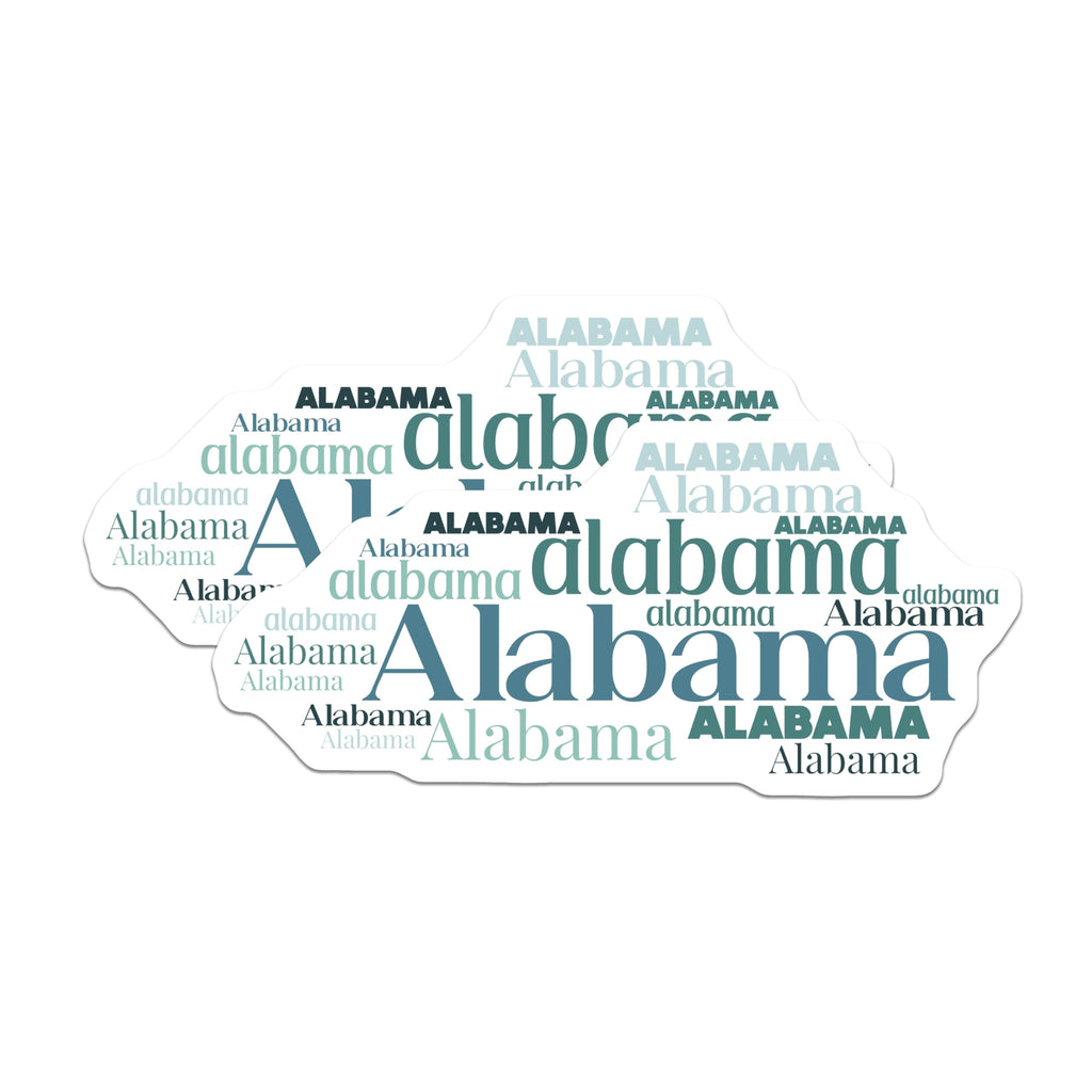 (2 Pack) Alabama Magnets - State Pride Decor - Home and Living Refrigerator Magnets - 5" On Longest Side - Premium Magnet - for Cars, Refrigerators, Toolboxes, Lockers - Made in USA - MAG18660