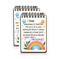 (2 Pack) Inspirational Quotes Magnets - Encouraging Words Decor - 5" On Longest Side - for Cars, Fridges, Toolboxes - Made in USA - MA