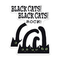 (2 Pack) Black Cats Magnets - Funny Cat Lover Refrigerator Magnet - Kitchen Decor - 5" On Longest Side - Premium Magnet - for Cars, Refrigerators, Toolboxes, Lockers - Made in USA - MAG15707