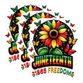 (3 Pack) Juneteenth Decals - Freedom Day Stickers - Black History Laptop Decal - 3 Inches On Longest Side - Easy Peel & Apply - Made in USA - 3MCS6136