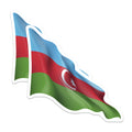 (2 Pack) Azerbaijan Flag Magnets - Azerbaijani Culture Refrigerator Magnet - National Pride Travel Souvenir Collectible Emblem - 5" - Durable Magnet - Made in USA - MAG37475