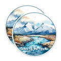(2 Pack) Gates of The Arctic National Park Bumper Magnet - US National Park - Choose from 63 Parks - 5" On Longest Side - Decal for Car Bumper, Laptop, Water Bottle, Wall, and Window - MAG1577