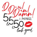 (3 Pack) 50th Birthday Decals - Funny Birthday Saying - Laptop Decal - 3 Inches On Longest Side - Easy Peel & Apply - Made in USA - 3MCS4449