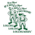 (3 Pack) Lollygaggin Decals - Funny Frog - Southern Saying - 3 Inches On Longest Side - Easy Peel & Apply - Made in USA - 3MCS1201