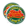 (2 Pack) Black Women Magnets - Empowerment Legacy - Ancestral Strength Decor - African American Pride - Feminist Statement - 5 Inches On Longest Side - Thick Durable Magnet - Made in USA - MAG20512