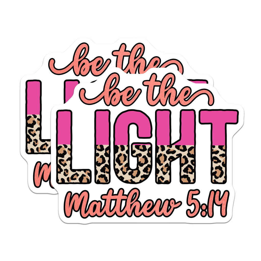(2 Pack) Christian Faith Magnets - Inspirational Bible Verse Decor - Leopard Print Scripture Art - 5 Inches On Longest Side - Thick Durable Magnet - Made in USA - MAG36901