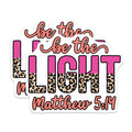 (2 Pack) Christian Faith Magnets - Inspirational Bible Verse Decor - Leopard Print Scripture Art - 5 Inches On Longest Side - Thick Durable Magnet - Made in USA - MAG36901