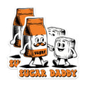 (2 Pack) Sugar Daddy Magnets - Funny Kitchen Decor - 5" On Longest Side - for Cars, Fridges, Toolboxes - Made in USA - MAG7625