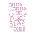 (2 Pack) Tatted and Toxic Magnets Magnets - Butterfly Magnet - 5" On Longest Side - Made in USA - Sticks to Refrigerators & Metal Surfaces - MAG8483